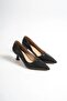 Women's Black Heeled Shoes Tr08Ms03A - 2
