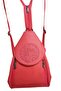 Genuine Leather, Designer Hand-Crafted Red Backpack - 2