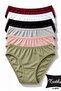 Women's 6-Piece Mixed Cotton Lycra Regular Waist Bikini Panties - 2