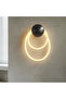 إنارة جدارية LED مودرن | تصميم أسود أنيق - إضاءة شمسية 4000K - 2