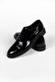 Classic black patent leather shoes