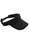 Black Adjustable Velcro Visor Hat Uv Sun Protection Daily Beach Tennis Hat Visor - 4