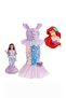 Mermaid Sequined Fish Dress Costume Birthday Party Organization Wedding Invitation