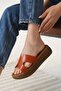 Tile Genuine Leather Slippers Tr31My54F - 2