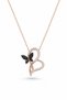 Special Boxed Women's Necklace - Butterfly Infinity Rose Butterfly Heart Women's Necklace