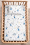 100% Cotton Elastic Baby Bed Sheet I + Pillowcase |   Park Bed 60X120 70X110 70X120 Compatible