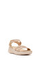 Women's Beige Thick-Soled Fabric Comfort Sandals 26Sfe46426F - 7