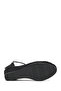 Women's Black Ankle Buckle Wedge Heeled Espadrilles 26Pfd20636F - 6