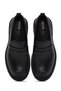 Women's Black Spherica Genuine Leather Loafer, Masculine Shoes, Casual Shoes D36Vdı00043C9999 - 7