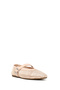 Women's Beige Mesh Ballerinas 26Pfd44166F - 8