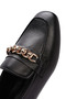 Women's Black Buckle Genuine Leather Genuine Genuine Leather Shoes, Casual Shoes, Daily Shoes 25Sfd - 8