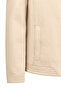 Oscar Men's Beige Zippered Leather Jacket 25Wge6433Ft - 6