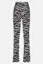 Women Regular Fit Animal Print Straight Leg Pants, Multicolor - 4