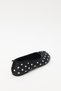 Babet 2516 - Black Polka Dot Women's Babet with Knot Detail on the Toe - 3
