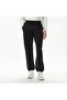 Premium Terry Emblem Relaxed Jogger Women's Black Sweatpants - 3