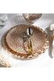 Savanna Glass Serving Platter Dia28x2cm -brown