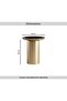 Sanadah End Table Large - Black & Gold - 7