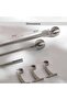 Modern Ball 19/16mm Extendable Single Curtain Rod 70x122cm - Satin Silver - 5