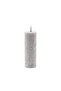 Auralite Led Real Wax Mottled Pillar Candle Dia5x15cm - Beige - 4