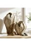 Calyx Ceramic Urn Vase 33x31.5x32.5cm - Beige - 3
