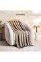 Serene Stone Washed Fringed Throw 130x170-ochre - 5