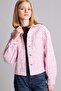 100% Cotton Regular Fit Shirt Collar Gabardine Pink Jacket H5733Ax26Sm - 6