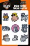 Iron-On Woven Rigging Set Patch Cat, Kitten, Paw Model