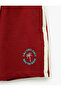 Cotton Print Detailed Color Block Shorts - 4