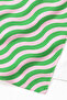 Wavy Striped Beach Towel - Pink Green Minimalist Pool Sea Bath Quick Drying Beach Cover - 3