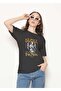 Silence Regular Fit Black Unisex T-Shirt - 6