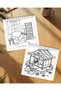 Coloring Book, Cornered Sweet Home Coloring Kş00002 - 3