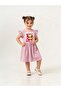 Girl's Short Sleeve Lycra Combed Cotton Printed Dress - 4