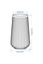 GRADVIS Vase, grey, 19 cm - 4
