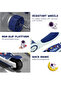 3 Wheel Scooter for Kids with LED Light-Up Wheels, Foldable Adjustable Height, Anti-Slip Deck, Music, Ages 3-8 - 4