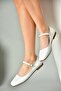 S726252509 White Women's Ballerinas - 4