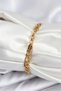316L Steel Gold Color Oval Suitable for Writing Women's Bracelet - 2