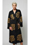 Black Ethereal Coral Kimono