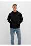 Kapüşonlu Siyah Basic Sweatshirt 0S10275-900