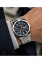 Silver Color Calendar Men's Wristwatch + Watch Box - 2