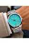 Silver Color Calendar Men's Wristwatch + Watch Box - 2