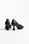 Women's Bitter Brown Heeled Shoes Tr08Ms44D - 2