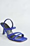 Cobalt Blue Thin Heeled Women's Shoes P404471009 - 5