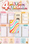 12-Month Non-Periodic Planner Agenda 17X24 cm |   Undated Monthly and Weekly Planning |   School Motivation Sheet with Habits and Goal Tracking |   4 Sheets of Stickers as a Gift |   Undated Planner Agenda - 204 Pages - 6