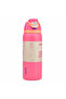 FreeSip Insulated Stainless Steel Water Bottle With Straw For Sports Travel And School BPA Free Sports Water Bottle(Dark Pink 24OZ)