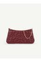 Women's Star Embroidered Chain Strap Shoulder Bag - 2