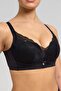 Lace detailed ghost bra black - 2