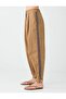 Camel Hair Loose Woven Trousers - 4