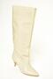 Beige Crocodile Print Low Heeled Women's Boots N749204011 - 7