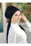 Hürrem Jewelled Single Unique Scarf Black Bonnet - 4