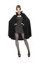 Black Color Collared Halloween Cape 90 cm - 2